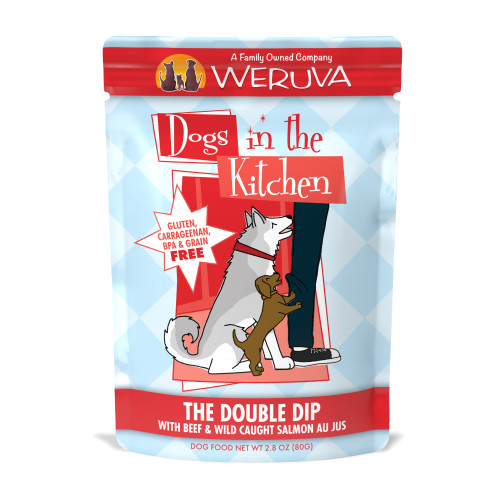 Weruva The Double Dip with Beef & Wild-Caught Salmon Au Jus Dog Food