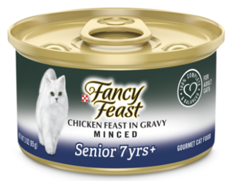 Fancy Feast Minced Chicken Feast in Gravy Senior Cat Food