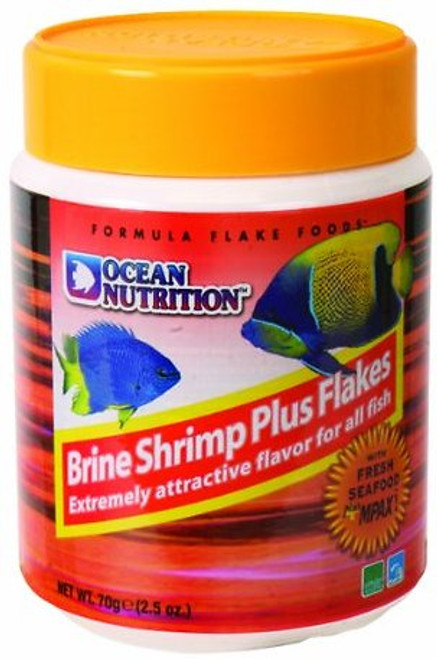 Ocean Nutrition Brine Shrimp Plus Flake Food 1.2 oz