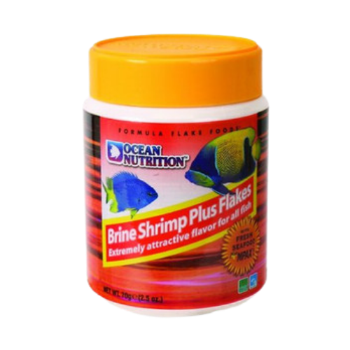 Ocean Nutrition Brine Shrimp Plus Flake Food 1.2 oz