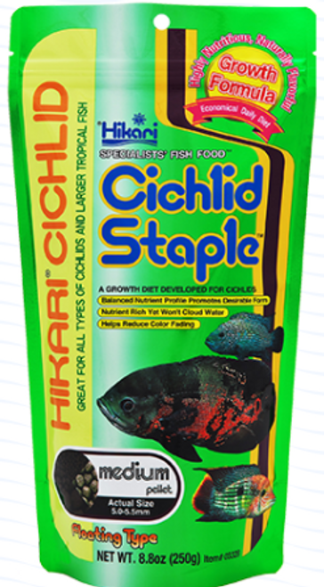 Hikari Cichlid Staple Medium Pellets 8.8 oz