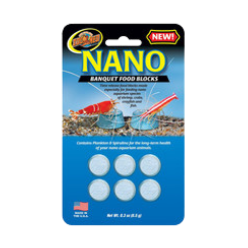 Zoo Med Nano Banquet Food Block 6 pk