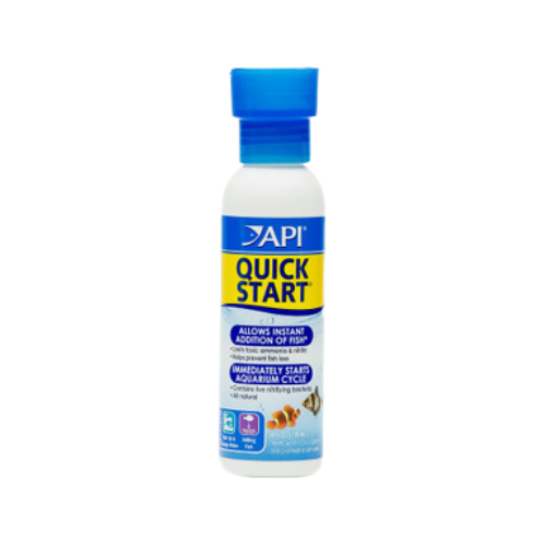 Api Quick Start Freshwater & Saltwater Aquarium Water Treatment 4 fl oz