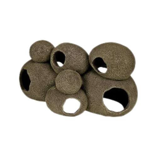 Blue Ribbon Large Swim Through Stone Pile Aquarium Ornament 