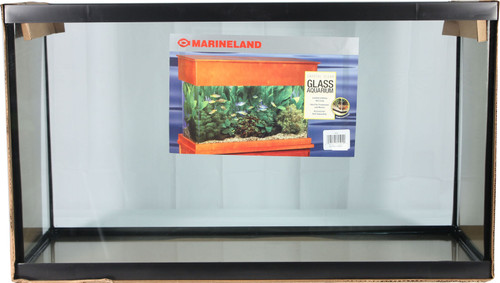 Marineland Standard High Glass Black Aquarium
