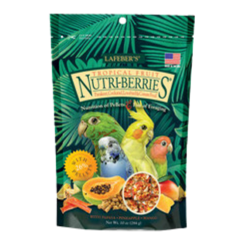 Lafeber's Tropical Fruit Nutri-Berries for Cockatiels 10 oz
