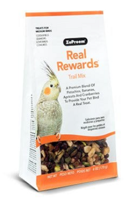 Zupreem Real Rewards Tropical Mix for Medium Birds 6 oz