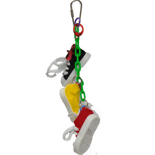 A&E Sneakers on a Line Bird Toy 