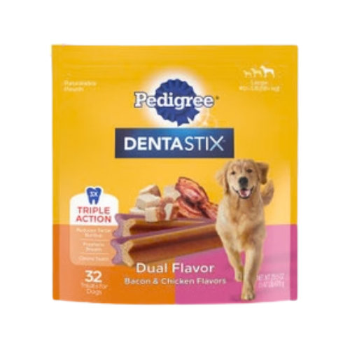 Pedigree Dentastix Large Dual Flavor Dental Treats 32 ct