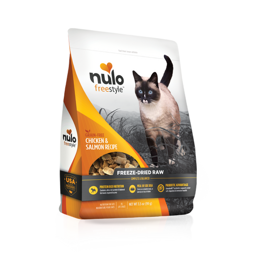 Nulo Freestyle Freeze-Dried Grain-Free Chicken & Salmon Cat Food 3.5 oz