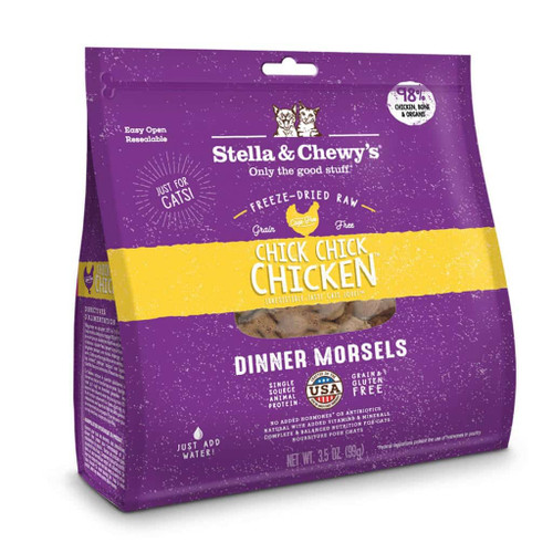 Stella & Chewy's Chick Chick Chicken Dinner Morsels Freeze-Dried Raw Cat Food