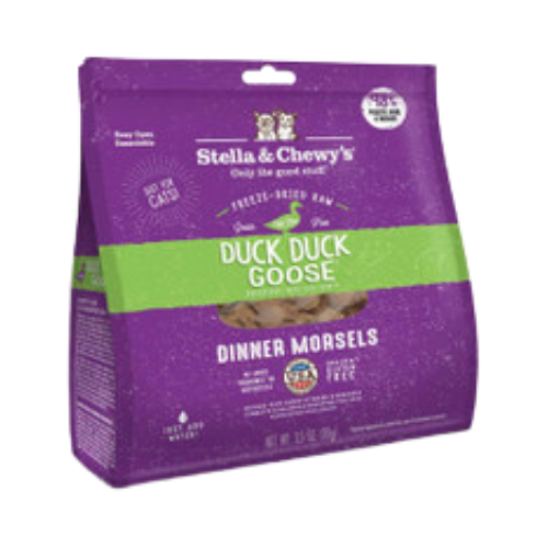 Stella & Chewy's Duck Duck Goose Dinner Morsels Freeze-Dried Raw Cat Food