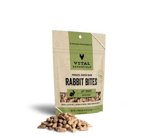 Vital Essentials VitalCat Rabbit Freeze-Dried Cat Treats .9 oz