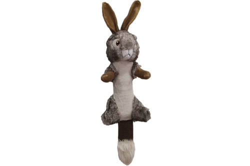 Incredipet Shake & Squeak Tug Rabbit Dog Toy 