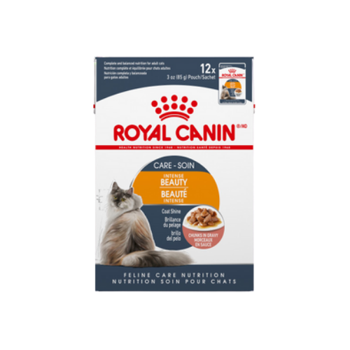 Royal Canin Feline Care Nutrition Intense Beauty Chunks in Gravy Pouch Cat Food