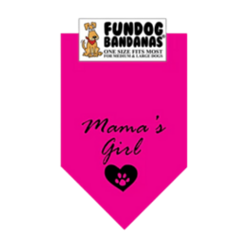 Fun Dog Bandanas Mama's Girl Pet Bandana 
