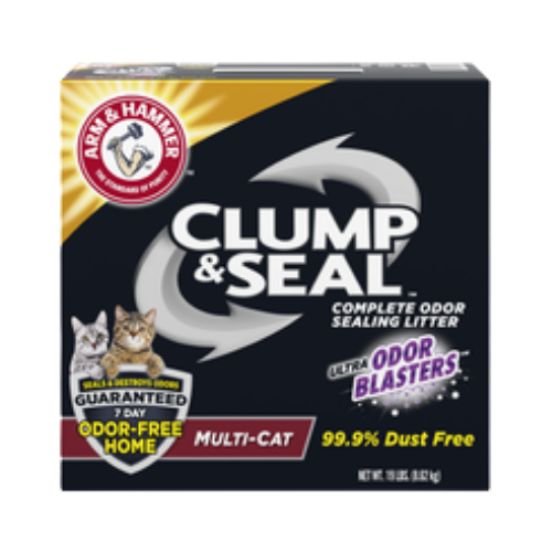 Arm & Hammer Clump & Seal Multi-Cat Clumping Clay Cat Litter