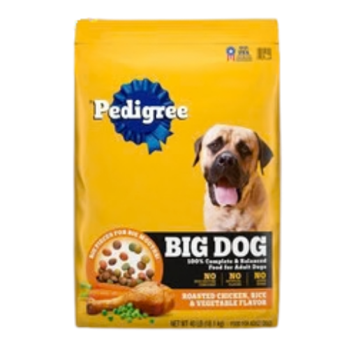 Pedigree Adult Large Breed Complete Nutrition Roasted Chicken, Rice & Vegetable Dry Dog Food 40 lb