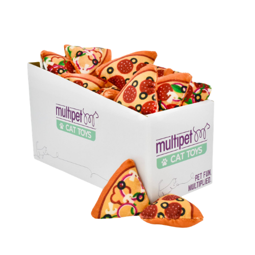 Multipet Pizza Cat Toy 