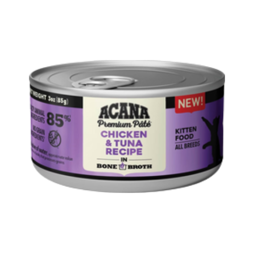 Acana Premium Pate, Chicken & Tuna Recipe Wet Food for Kittens