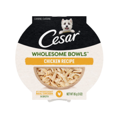 Cesar Wholesome Bowls Chicken Recipe Wet Dog Food