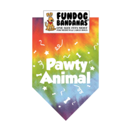 Fun Dog Bandanas Pawty Animal Pet Bandana 