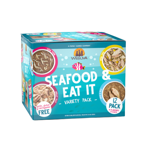 Weruva Classics Seafood & Eat It Variety Pack Wet Cat Food 12 ct