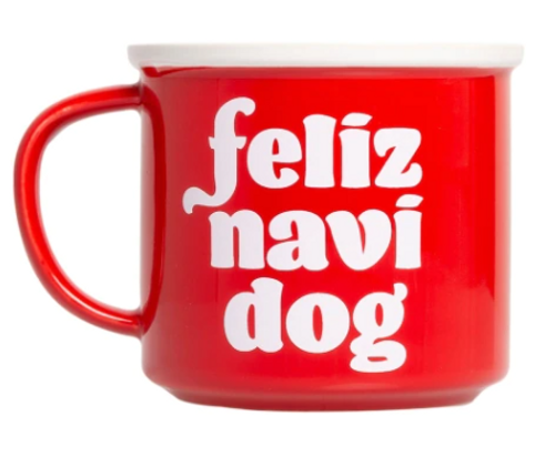 Pearhead Holiday Feliz Navidog Mug 