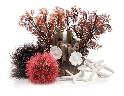 Biorb 15L Red Forest Aquarium Ornament Set 