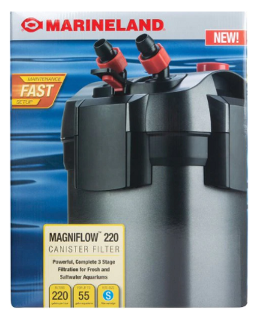 Marineland Magniflow 220 Canister Filter, 220 GPH 