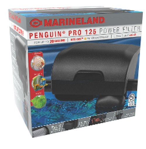 Marineland Penguin PRO 125 Power Aquarium Filter with BIO-Wheel Technology 