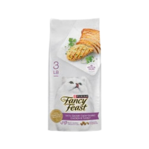 Fancy Feast Savory Chicken & Turkey Dry Cat Food 3 lb