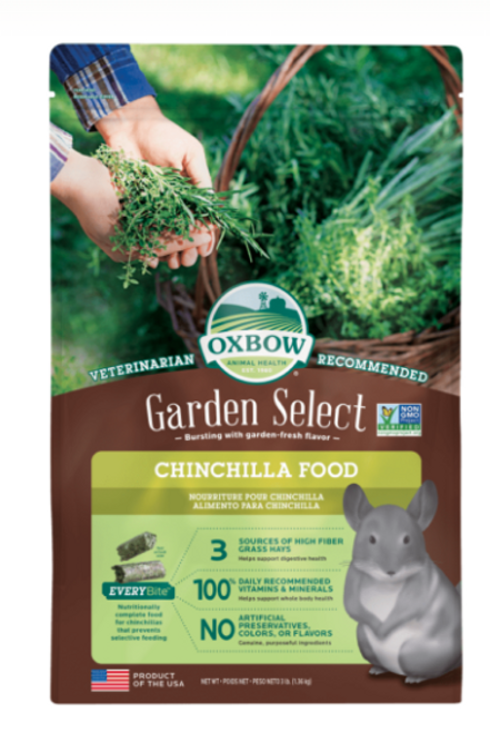 Oxbow Garden Select Chinchilla food 3 lb