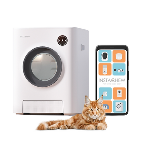 litter robot, hands free, app enabled, self-cleaning cat litter box