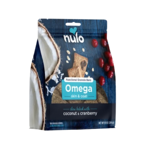 Nulo Omega Functional Granola Bars for Dogs 10 oz