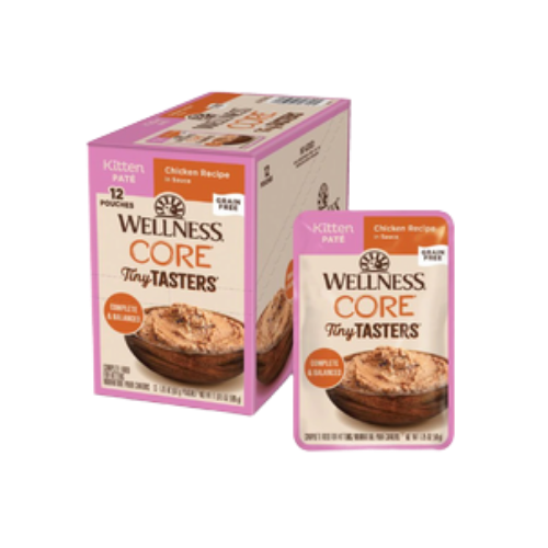 Wellness CORE Tiny Tasters Grain-Free Chicken Pate Wet Kitten Food