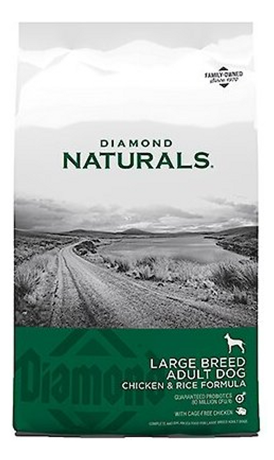 Diamond Naturals Large Breed Chicken & Rice Adult Dry Dog Food 40 lb