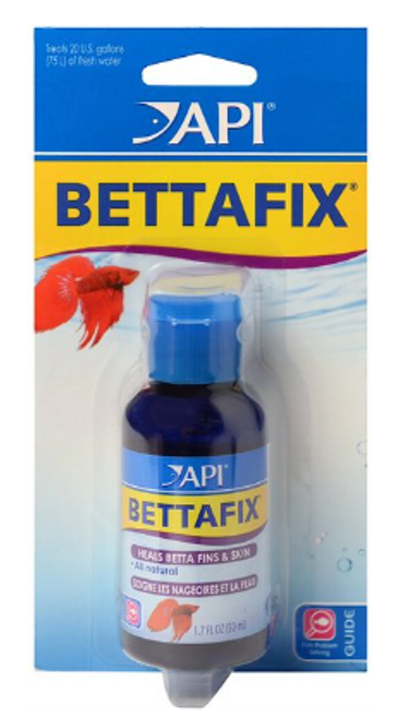 Api Bettafix Antibacterial & Antifungal Betta Fish Infection Remedy 1.7 oz