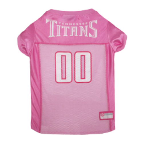 Pets First Tennessee Titans Pink Mesh Pet Jersey