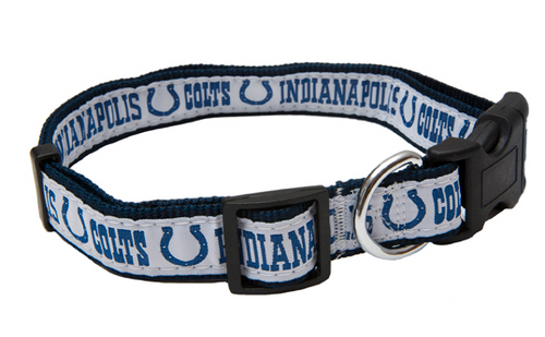 Pets First Indianapolis Colts Adjustable Dog Collar