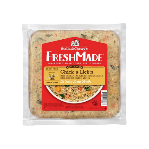 Stella & Chewy's Freshmade Chick-A-Lick'n Gently Cooked Frozen Dog Food 16 oz
