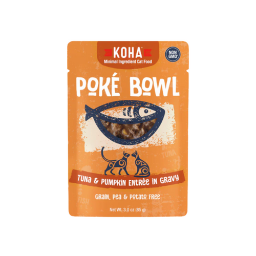 Koha Poke Bowl Tuna & Pumpkin Entrée in Gravy for Adult Cats