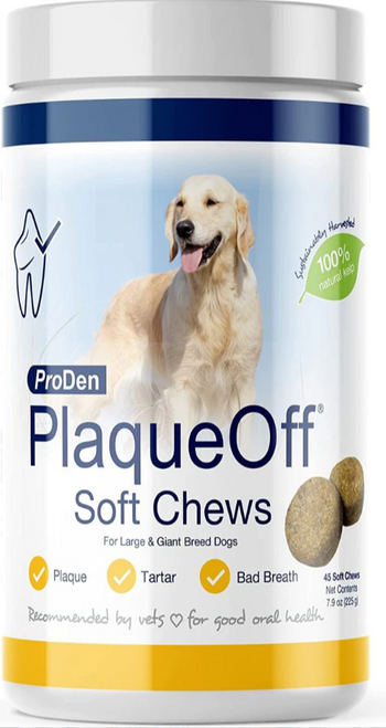 Proden PlaqueOff Large/Giant Breed Dental Soft Chews Dog Treat