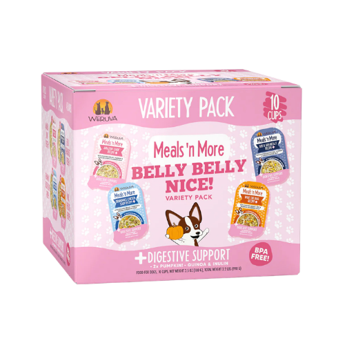 Weruva Meals 'N More BELLY BELLY NICE! + Digestive Support Variety Pack Wet Dog Food 10 ct