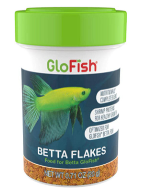 Tetra GloFish Betta Flake Fish Food .7 oz