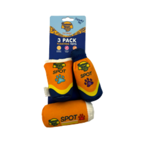 Banana Boat Hydrating Spot Dog Toys 3 pk