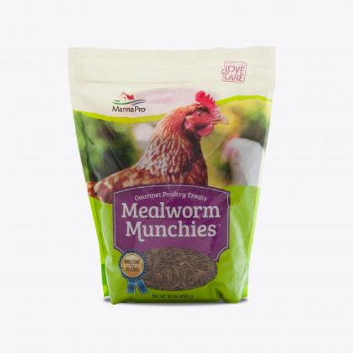 Manna Pro-farm Gourmet Poultry Treats Mealworm Munchies 