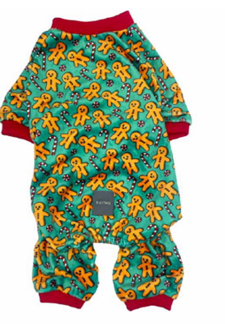 Fuzzyard Holiday Christmas Snackos Dog Pajamas