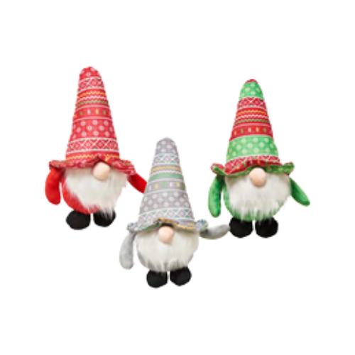 Spot Holiday Gnome Plush Dog Toy, Assorted 