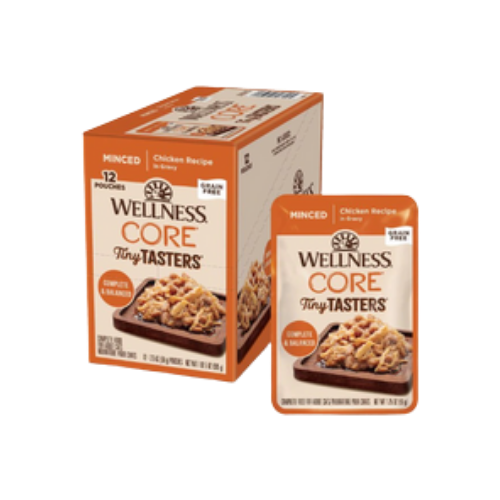 Wellness CORE Tiny Tasters Minced Chicken Wet Cat Food Pouch